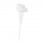 25 Piques prix PVC blanc 2 positions - AC000001
