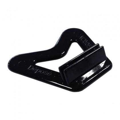 25 Socles PVC noir - à poser - "M" AC000003