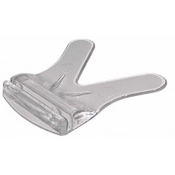 25 Socles PVC transparent - à poser - "V"