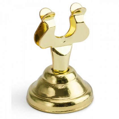 10 Socles Métal Or LYRE - ht 40 mm