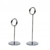 Socle à pince inox anneau ht 70 et 120 mm