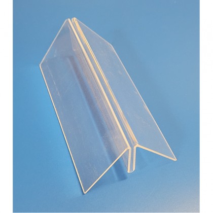 5 Supports PLEXI chevalet type "W" - Porte Menu