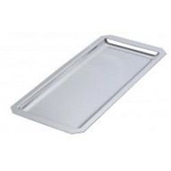 Plat inox à pans coupés inox - lg 270 * LG 350 * ht 15 mm