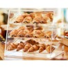 Protecteur plexi à 3 plateaux inclus - base 350  x ht 480 mm - lg 420 mm
