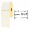 Etiquettes INGREDIENTS - papier adhésif permanent 38 x 25 mm