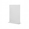Porte visuels - Support plexi droit à poser - 2 faces