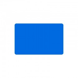 Cartes PVC Bleu Roy brillant - 54 x 86  - par 100 ou 300 ex