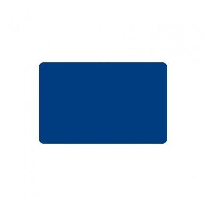100 ou 300 Cartes PVC bleu foncé brillant - 54 x 86 mm