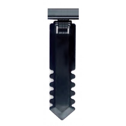 25 Piques à glace PVC noir - Ht 110 mm 
