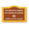 Pancarte "Flocon" imprimée