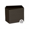 Cartes rPETG recyclé Noir mat 54 x 86 mm - C3501- par 200 ou 500 ex - Alternative au PVC