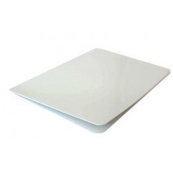 Cartes adhésives pvc Blanc brillant 54 x 86 mm - par 100 ou 500 ex