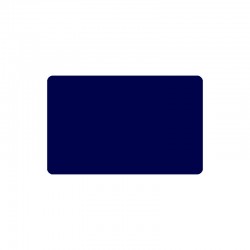 Cartes PVC Bleu nuit brillant - 54 x 86 mm - par 100 ou 300 ex