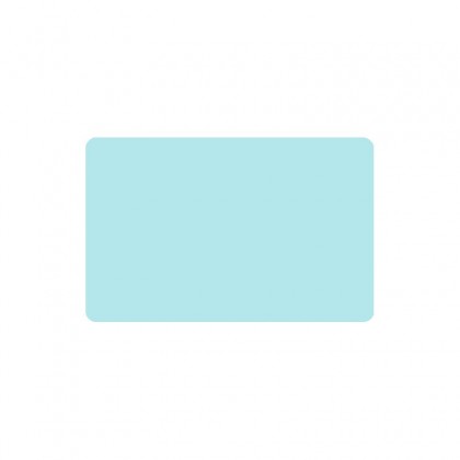Cartes PVC Bleu clair brillant - 54 x 86  - par 100 ou 300 ex