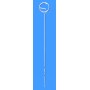 20 Piques prix métal anneau - Ht 162 mm