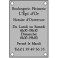 Panneaux d'informations