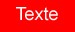 Fond rouge / texte blanc